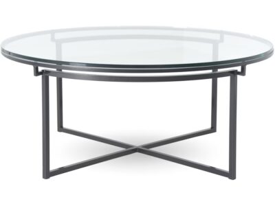 Mesa de Cóctel Redonda Fillmore – Elegancia Contemporánea con Base de hierro