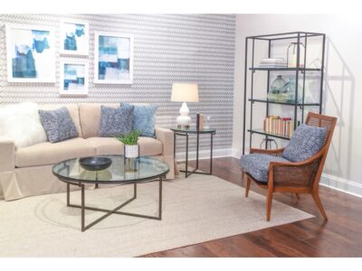 Mesa de Cóctel Redonda Fillmore – Elegancia Contemporánea con Base de hierro - Image 2