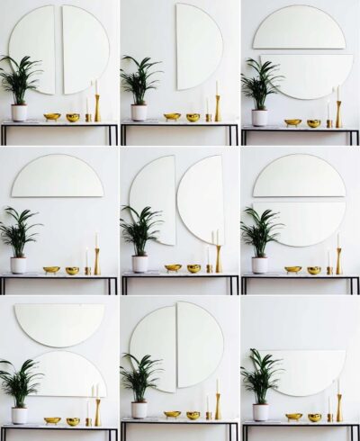 Lunas de KZA / Juego de espejos decorativos media luna con diseño flotante - Image 6
