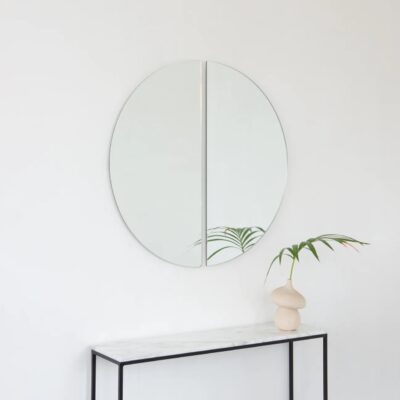 Lunas de KZA / Juego de espejos decorativos media luna con diseño flotante - Image 8