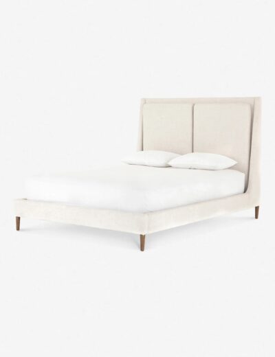 Cama de Plataforma Rexford: Elegancia Atemporal y Confort en Diseño Alado - Image 2