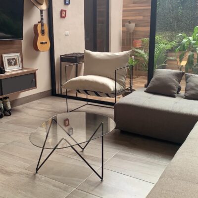 Mesa de Centro Cósmica | Diseño Mid Century Modern en figura Asimétrica - Image 3