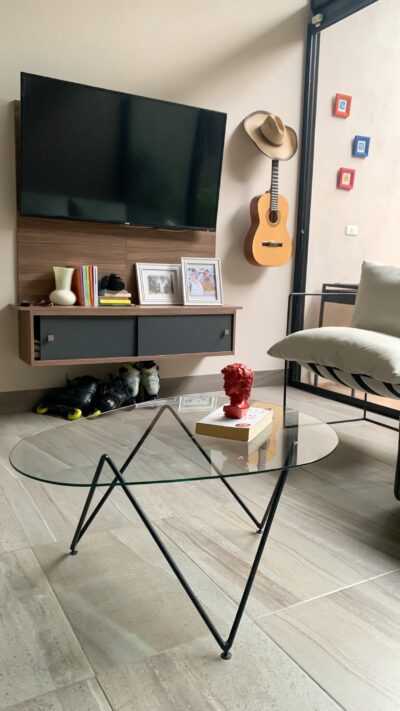 Mesa de Centro Cósmica | Diseño Mid Century Modern en figura Asimétrica - Image 4
