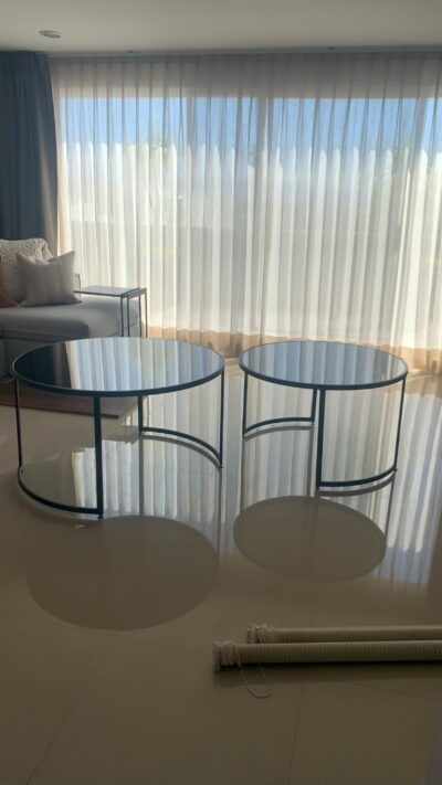 Set de Mesas Eclipse Mega | Diseño Contemporáneo con Acabados de cristal. - Image 3