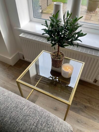 Mesa Auxiliar de Cristal Madison – Elegancia Minimalista para Tu Hogar - Image 2